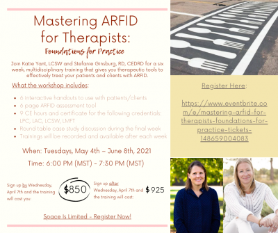 Mastering ARFID for Therapist_ Foundations for Practice Facebook Post